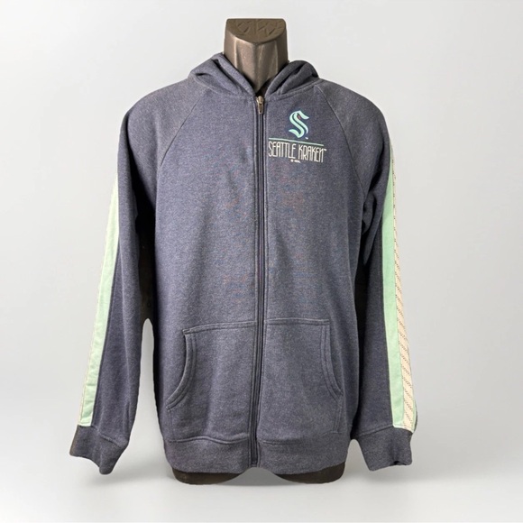 Seattle Kraken Hoodie with Mint Accents - Picture 1 of 8